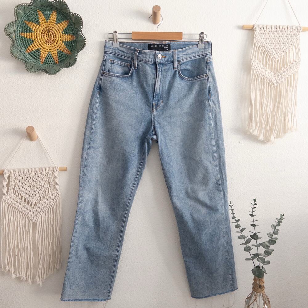 Veronica Beard Joey Straight Leg High Rise Size 28